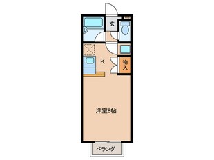 あすなろアパートの物件間取画像